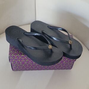 Tory Burch Black Women's Flip Flops